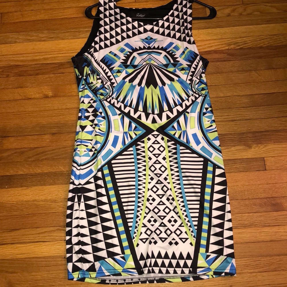 Cute Unique Style Dress🖤💙💚